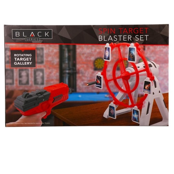 The Black Series Spin Target Blaster Set Rotating Desktop Arcade Game - Picture 2 of 8